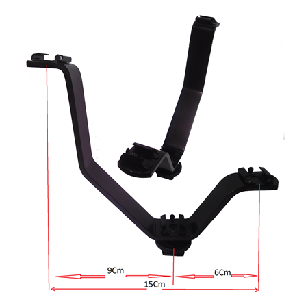 Çok Kullanışlı SANGER V Braket, Üçlü flaş Tutucu, Üçlü Braket